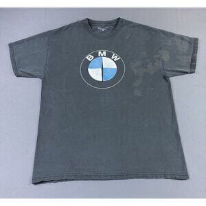 Rare Vintage Y2K BMW Motorcycles Of Cambridge Arlington MA Sun Fade Thrashed Cut